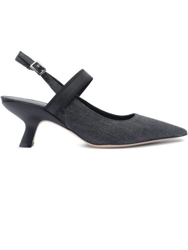 Vic Matié Black Denim Slingback - Vic Matié - Modalova