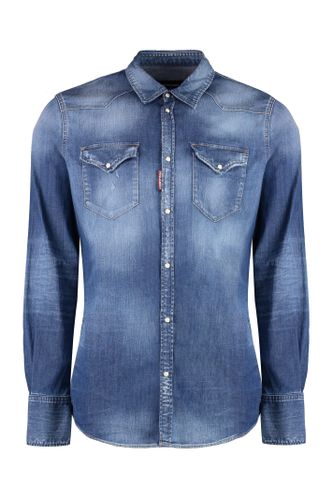 Dsquared2 Western Style Denim Shirt - Dsquared2 - Modalova