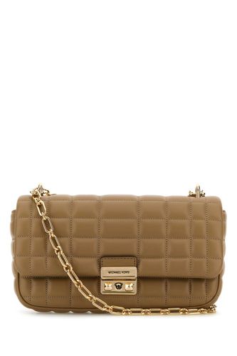 Cappuccino Leather Small Tribeca Shoulder Bag - Michael Kors - Modalova