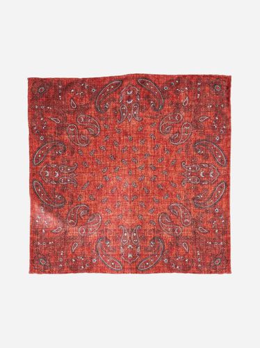 Paisley Print Silk Scarf - Brunello Cucinelli - Modalova