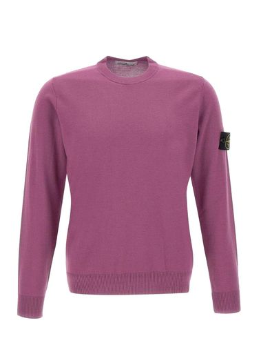 Logo Patch Crewneck Knit Jumper - Stone Island - Modalova