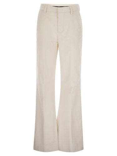 Janice - Wide Corduroy Trousers - Dondup - Modalova