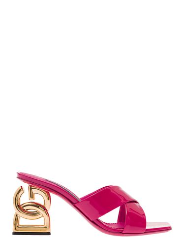 Dolce & Gabbana Logo Heel Sandals - Dolce & Gabbana - Modalova