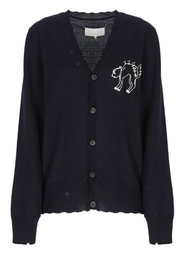 Cat Embroidery Cardigan - Maison Margiela - Modalova