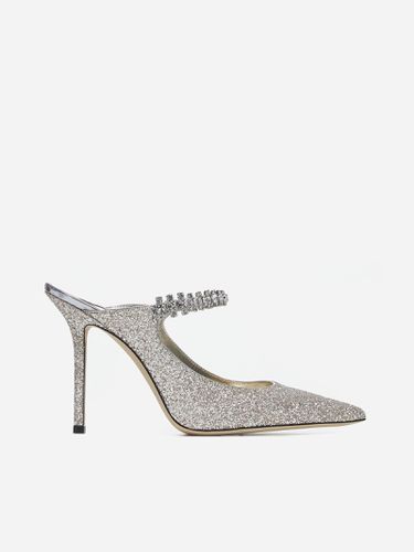 Sand Glitter Fabric Bing 100 Mules - Jimmy Choo - Modalova