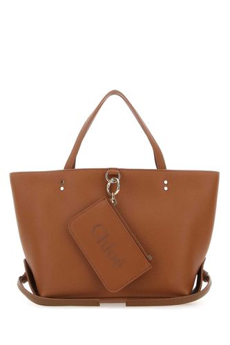 Brown Leather Small Chloã Sense Handbag - Chloé - Modalova