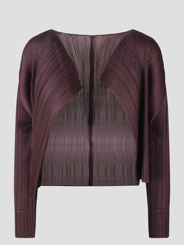 Pleated Cardigan - Pleats Please Issey Miyake - Modalova