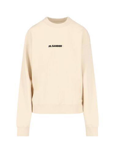 Logo Crew Neck Sweatshirt - Jil Sander - Modalova