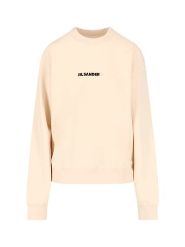 Logo Crew Neck Sweatshirt - Jil Sander - Modalova