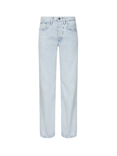 Jeans Jacklyn A Gamba Larga In Denim - Dondup - Modalova