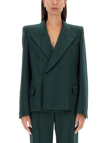 Jacket With Pointed Shoulders - Victoria Beckham - Modalova