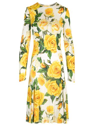 Viscose Jersey Midi Dress - Dolce & Gabbana - Modalova