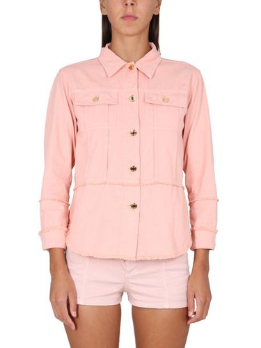 Long Sleeved Buttoned Denim Shirt - Tom Ford - Modalova