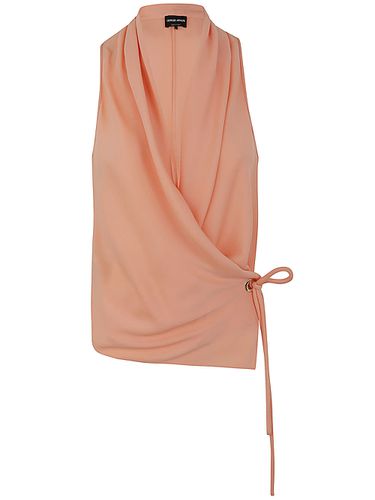 Crossed Sleeveless Top - Giorgio Armani - Modalova