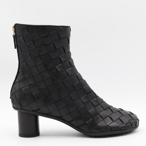 Bottega Veneta Black Leather Boots - Bottega Veneta - Modalova