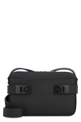 Gancini Leather Shoulder Bag - Ferragamo - Modalova