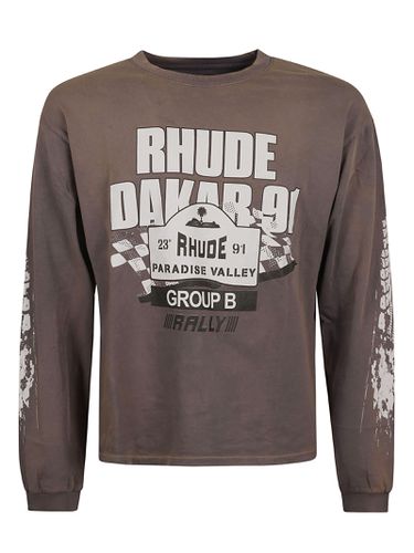 Rhude Logo Print Sweatshirt - Rhude - Modalova