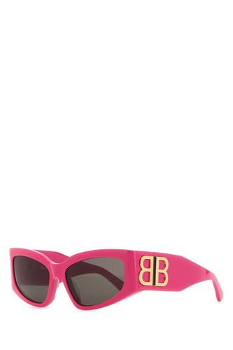 Fuchsia Acetate Bossy Cat Sunglasses - Balenciaga - Modalova