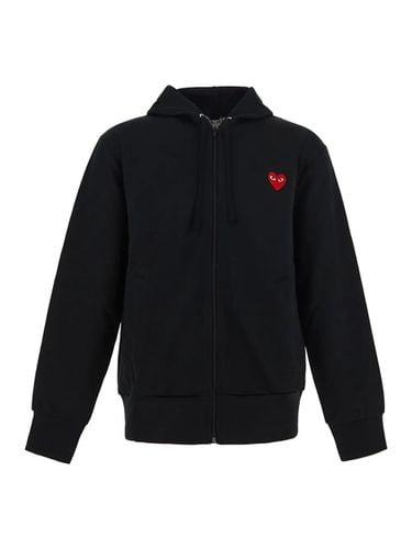 Zipped Sweatshirt - Comme des Garçons Play - Modalova