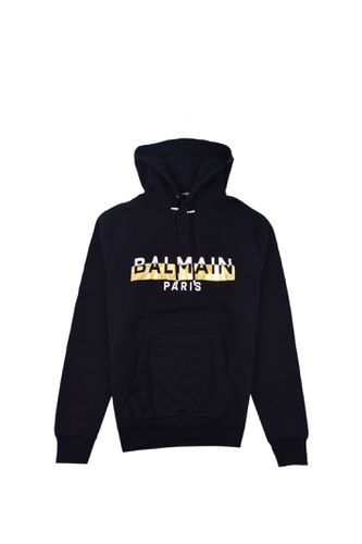 Balmain Logo Hooded Sweatshirt - Balmain - Modalova