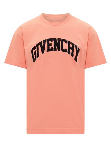 T-shirt In Rose-pink Cotton - Givenchy - Modalova