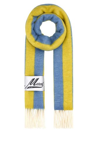 Marni Embroidered Wool Blend Scarf - Marni - Modalova