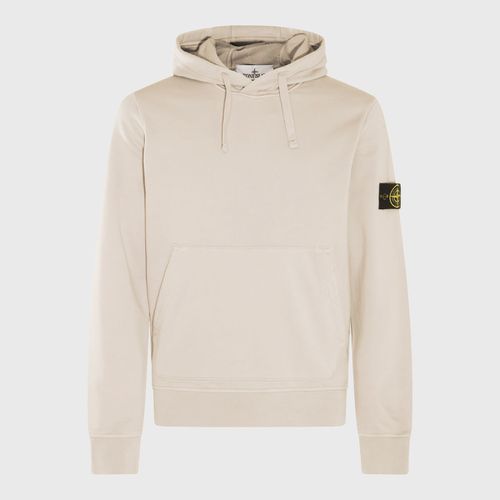 Beige Cotton Sweatshirt - Stone Island - Modalova