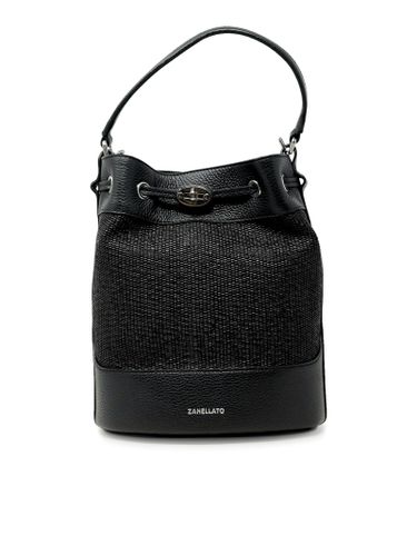 Z0001 Nerina Monda Vimini S Leather Handbag - Zanellato - Modalova