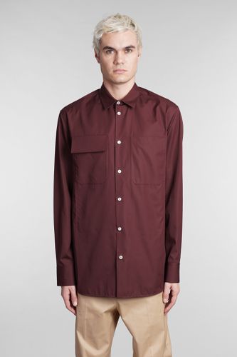 Jil Sander Shirt In Bordeaux Cotton - Jil Sander - Modalova