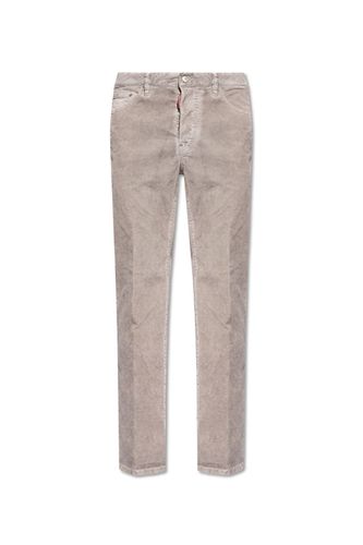 Straight-leg Corduroy Trousers - Dsquared2 - Modalova