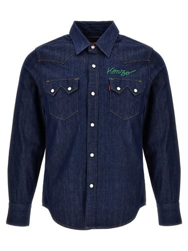 X Levi Strauss & Co. Cotton Denim Shirt - Kenzo - Modalova