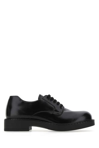 Prada Black Leather Lace-up Shoes - Prada - Modalova