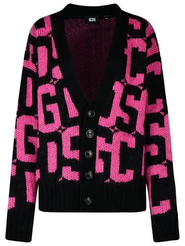 Monogram Black Acrylic Blend Cardigan - GCDS - Modalova