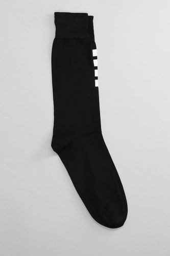 Thom Browne Socks In Black Cotton - Thom Browne - Modalova