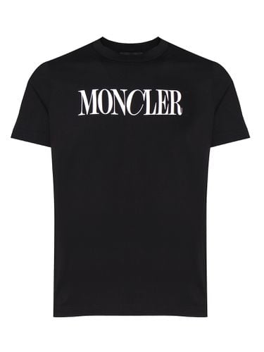 Logo Printed Crewneck T-shirt - Moncler - Modalova