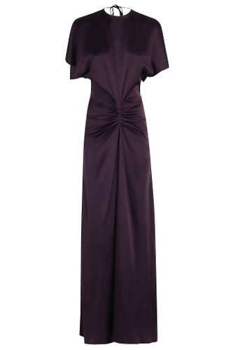 Gathered Waist Floor Long Dress - Victoria Beckham - Modalova