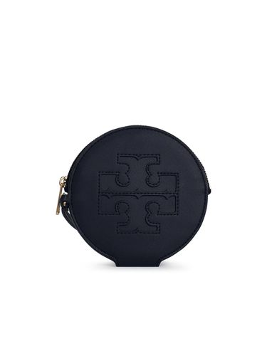 Ella Card Holder In Matt Bio-tex Leather - Tory Burch - Modalova