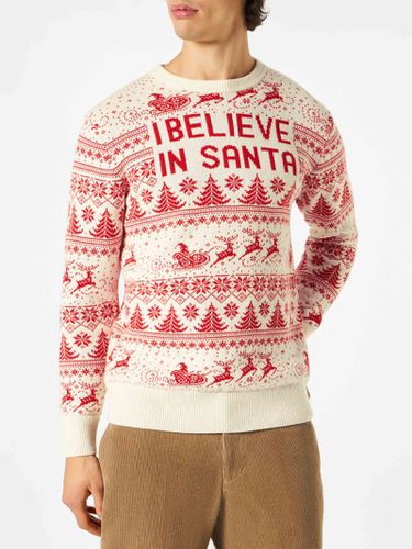 Man Sweater With Christmas Print - MC2 Saint Barth - Modalova