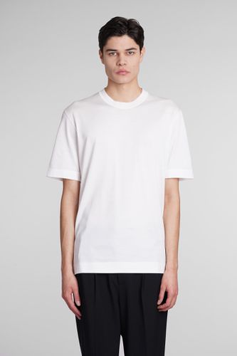 Zegna T-shirt In White Cotton - Zegna - Modalova