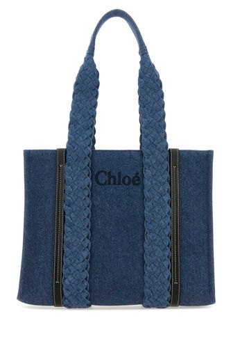 Medium Woody Shopping Bag - Chloé - Modalova