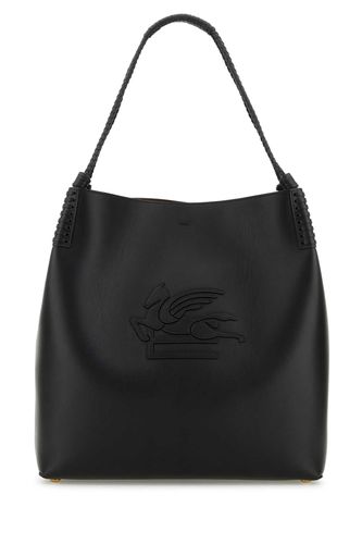 Black Leather Libra Shopping Bag - Etro - Modalova