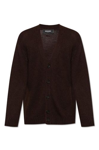 Long-sleeved Button-up Cardigan - Dsquared2 - Modalova