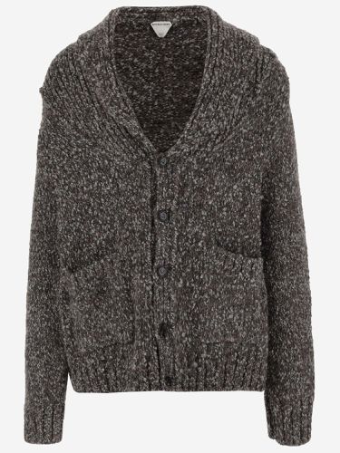 Alpaca Cardigan With Shawl Collar - Bottega Veneta - Modalova