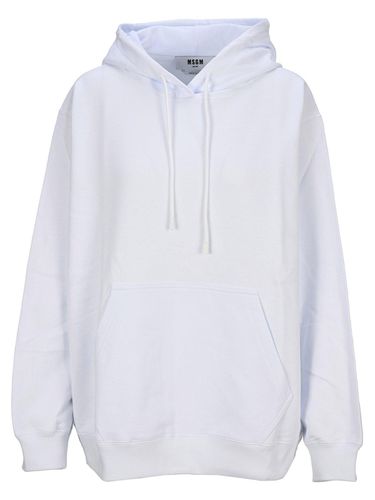 MSGM Logo Printed Drawstring Hoodie - MSGM - Modalova