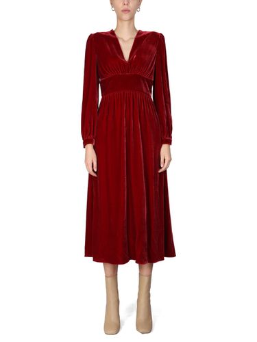 Panné Velvet Dress - Boutique Moschino - Modalova