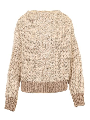 Liu-Jo Cable-knit Boat Neck Jumper - Liu-Jo - Modalova