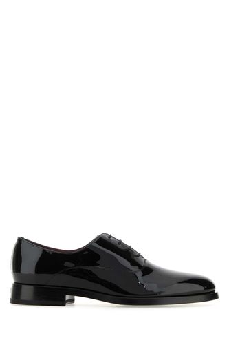 Black Leather Lace-up Shoes - Valentino Garavani - Modalova