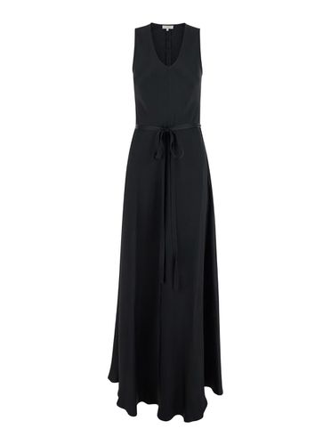 Luxor Long Dress With Bow In Fabric Woman - Antonelli - Modalova