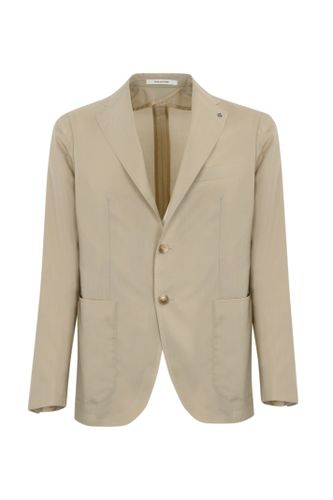 Single-breasted Jacket In Wool And Silk - Tagliatore - Modalova