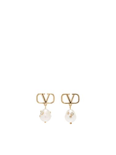 Signature Vlogo Earrings - Valentino Garavani - Modalova